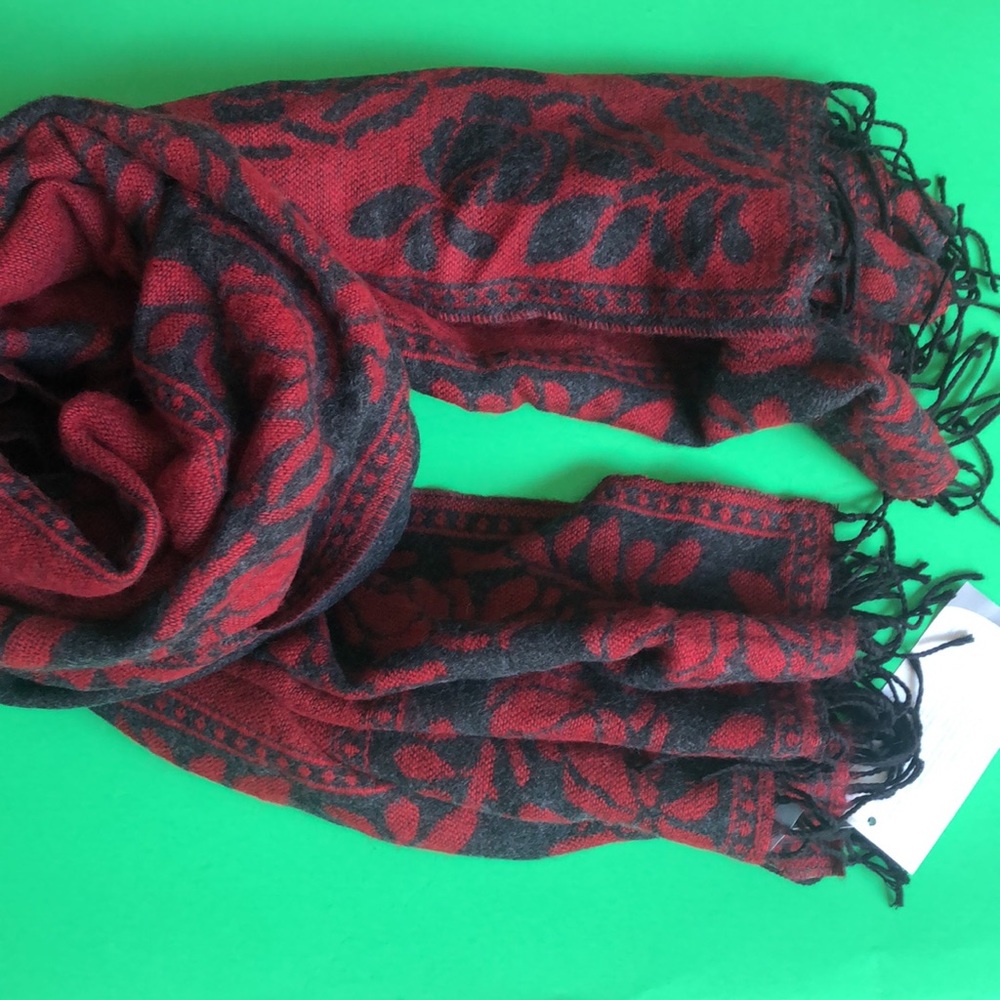 Dennis Basso Rectangular Fringe Scalf Wrap - image 6